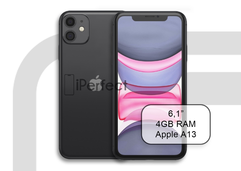 Apple iPhone 11 128GB Fekete (A+)