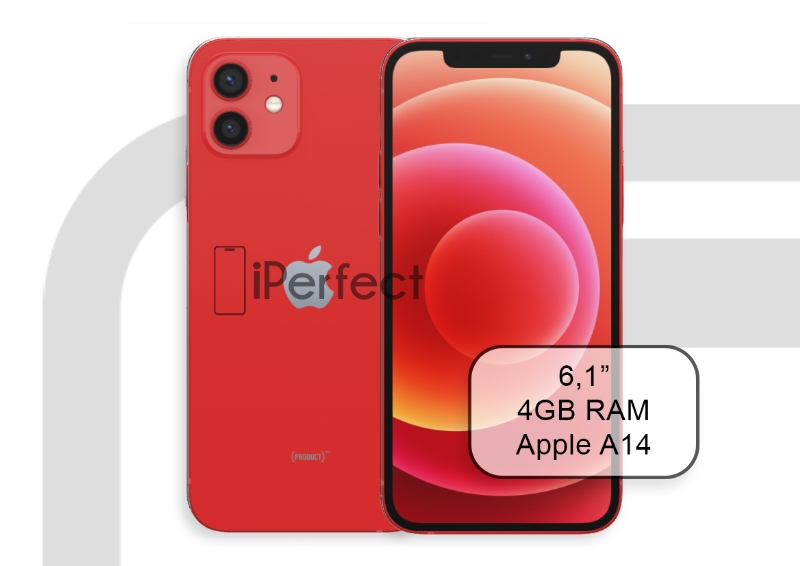 Apple iPhone 12 64GB (PRODUCT)RED (A) 