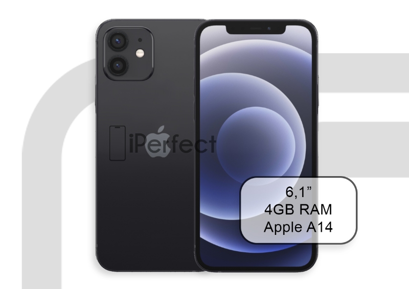 Apple iPhone 12 64GB Fekete (A)