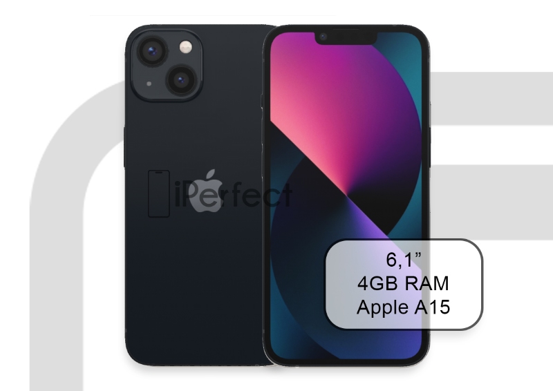 Apple iPhone 13 128GB Éjfekete (AB)