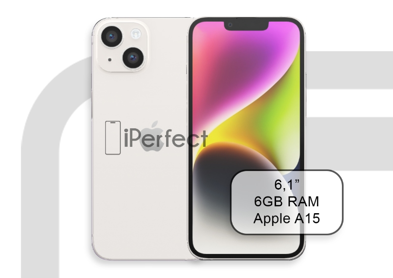 Apple iPhone 14 128GB Csillagfény (A+) 