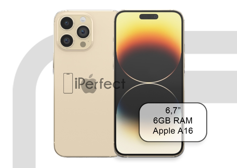 Apple iPhone 14 Pro Max 128GB Arany (A)