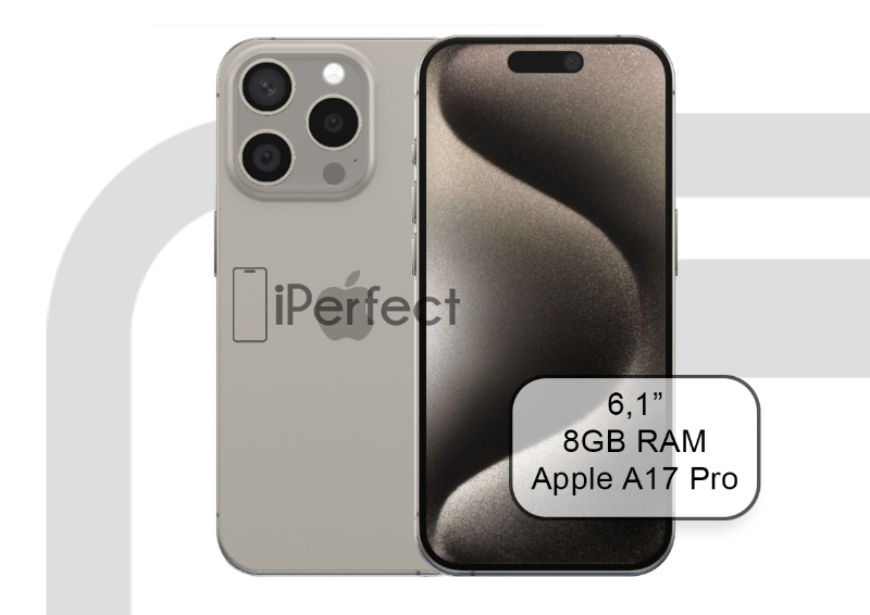 Apple IPhone 15 Pro 128GB Natural Titanium (A)