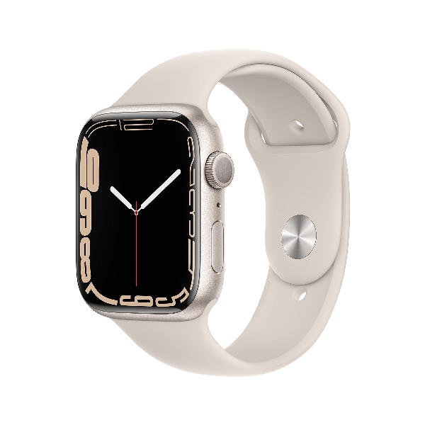 Apple Watch S7 45MM Starlight Alu. GPS Starlight Sport Band (AB)