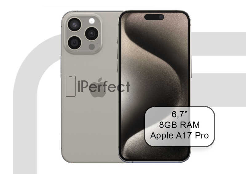 Apple IPhone 15 Pro Max 512GB Natural Titanium (A)